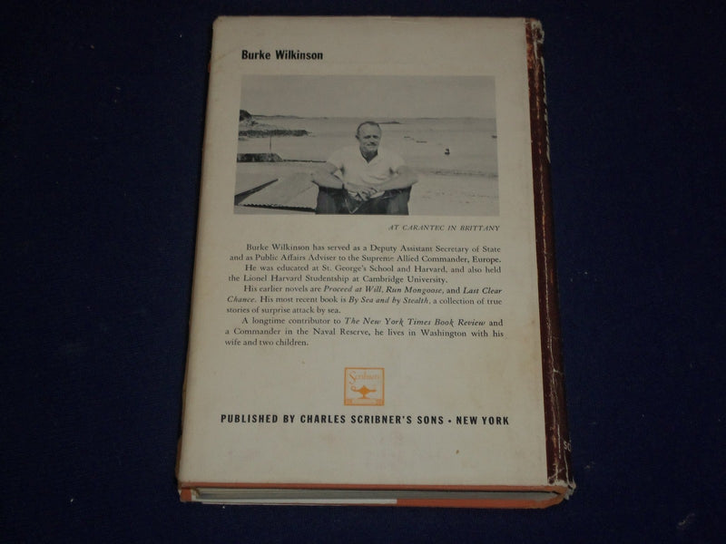 1964 NIGHT OF THE SHORT KNIVES BOOK BY BURKE WILKINSON AUTHOR INSCRIBED- KD 2581