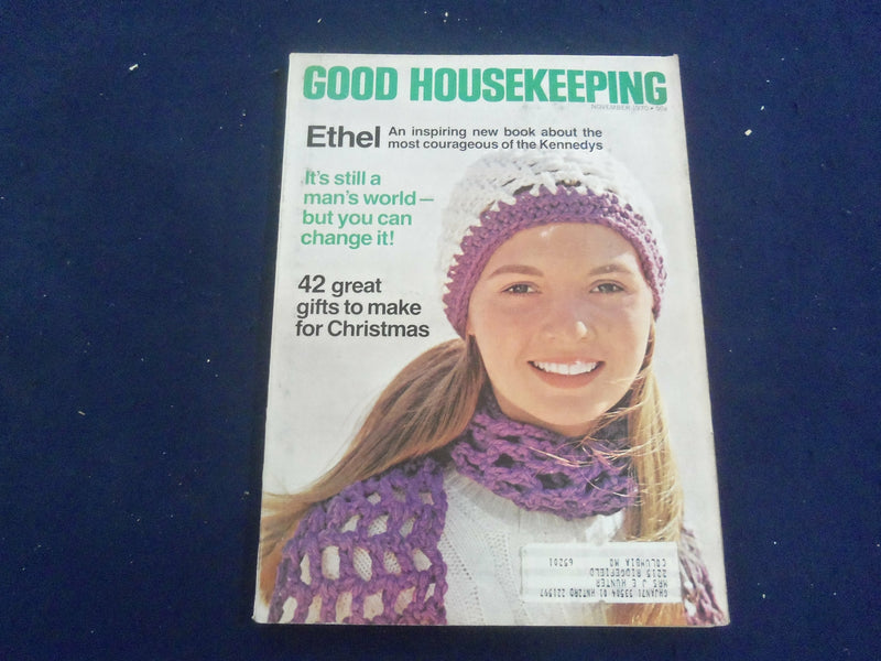1970 NOVEMBER GOOD HOUSEKEEPING MAGAZINE - NICE COVER, ARTICLES & ADS - F 252C