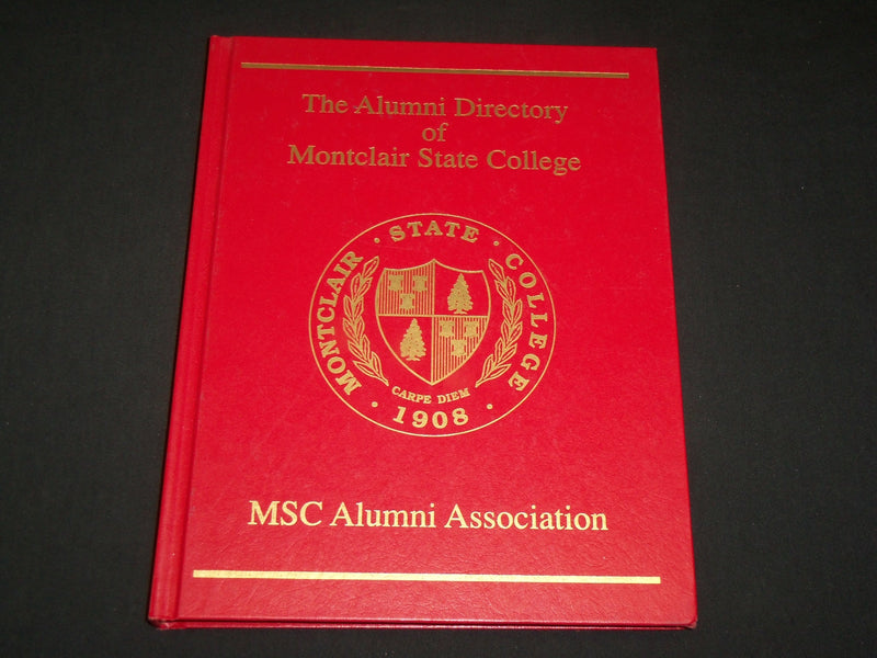 1992 MONTCLAIR STATE COLLEGE ALUMNI DIRECTORY BOOK - NEW JERSEY - KD 6349