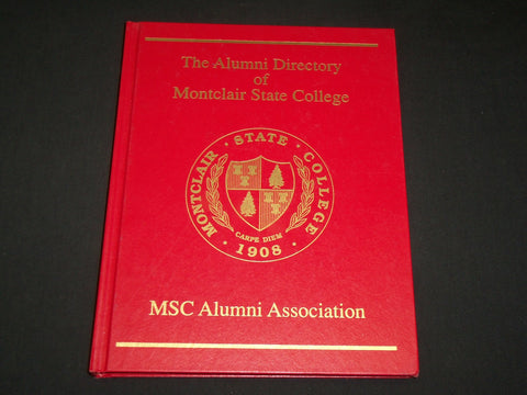 1992 MONTCLAIR STATE COLLEGE ALUMNI DIRECTORY BOOK - NEW JERSEY - KD 6349