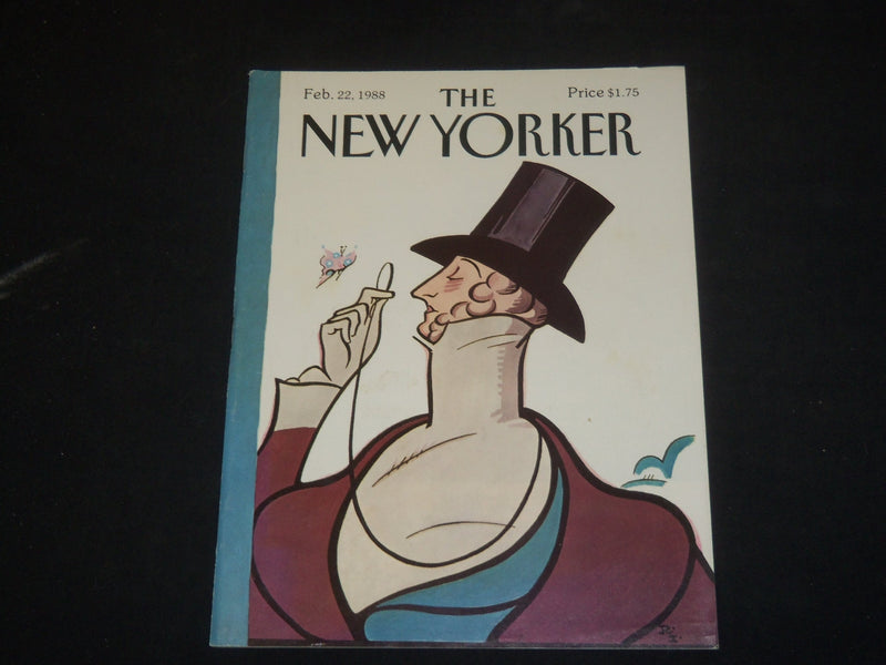 1988 FEBRUARY 22 THE NEW YORKER MAGAZINE - ILLUSTRATED COVER - NY 1359