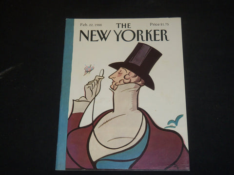 1988 FEBRUARY 22 THE NEW YORKER MAGAZINE - ILLUSTRATED COVER - NY 1359