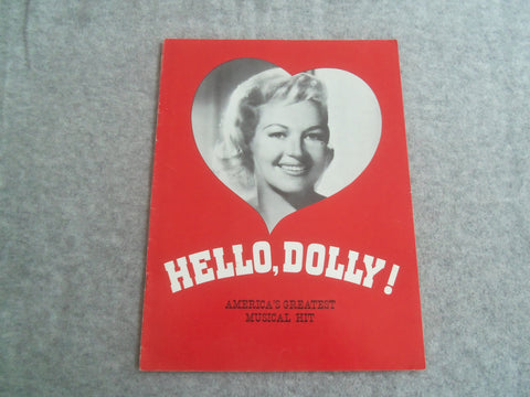 1965 HELLO, DOLLY! PROGRAM - BETTY GRABLE - DENVER AUDITORIUM THEATRE - J 7633