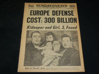 1952 FEBRUARY 24 NEW YORK DAILY NEWS - EUROPE DEFENSE COS: 300 BILLION - NP 5413
