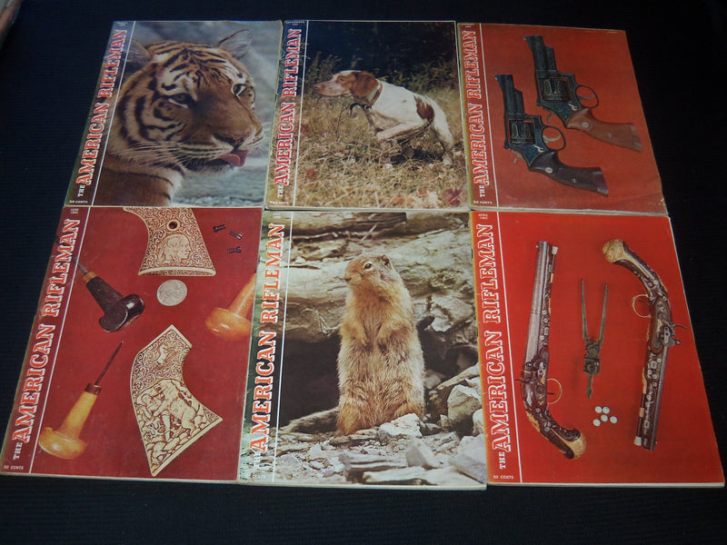 1964-1965 THE AMERICAN RIFLEMAN MAGAZINE LOT OF 15 ISSUES - O 3196E