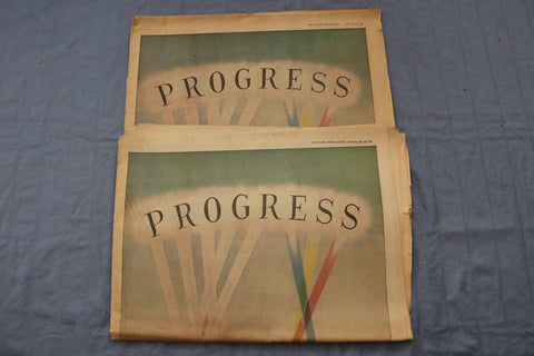 1958 MAY FORT WAYNE SENTINEL & JOURNAL - PROGRESS SECTIONS - LOT OF 2 - NP 8544