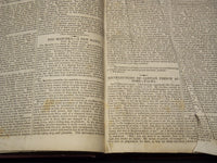 1830-1831 THE ALBION WEEKLY GAZETTE BOUND VOLUME NO. 9 - NEW YORK - R 89Z