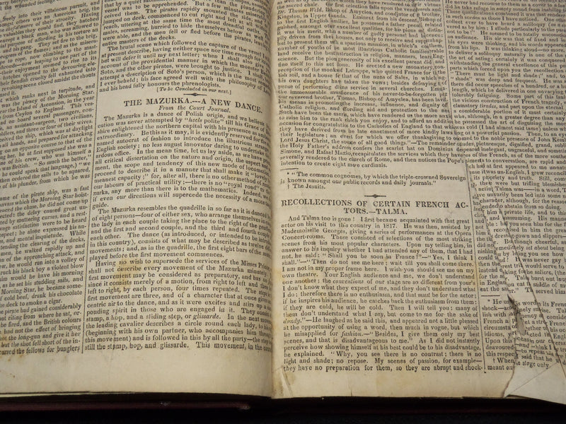 1830-1831 THE ALBION WEEKLY GAZETTE BOUND VOLUME NO. 9 - NEW YORK - R 89Z