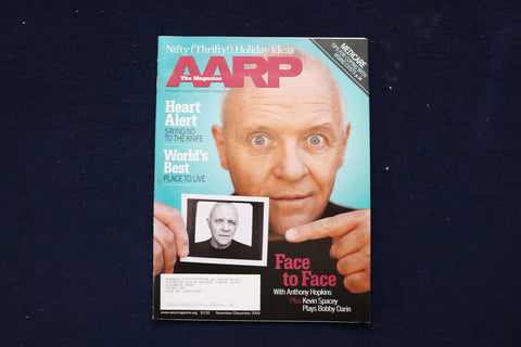 2004 NOV/DEC AARP MAGAZINE - ANTHONY HOPKINS COVER - E 19362