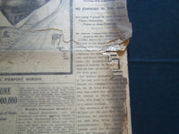 1913 APRIL 1 NEW YORK TIMES NEWSPAPER - J. PIERPONT MORGAN DEAD - NT 7616