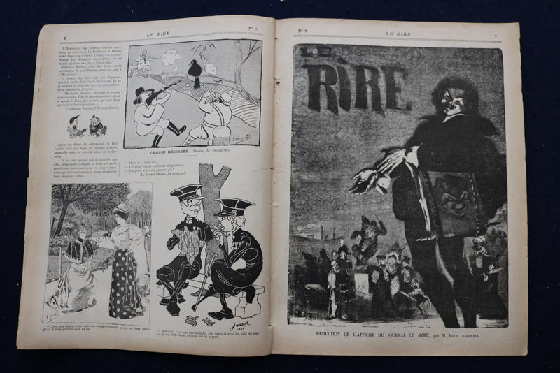 1894 LE RIRE JOURNAL HUMORISTIQUE MAGAZINE - FRENCH - FIRST 4 ISSUES - O 3620
