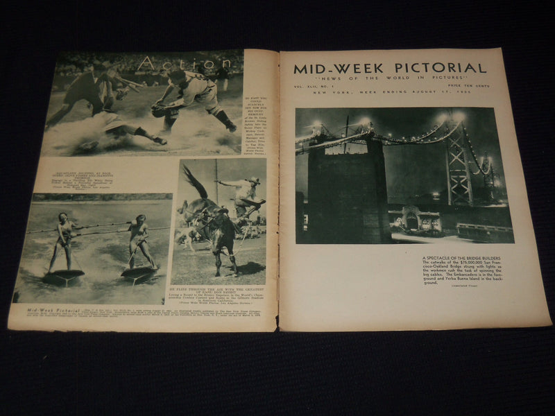 1935 AUGUST 17 MID-WEEK PICTORIAL MAGAZINE SECTION - SHIRLEY TEMPLE - NP 2152Q