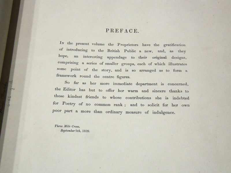 1840 FINDENS' TABLEAUX IRIS OF PROSE POETRY ART MDCCCXL - WILLIAM FINDEN - Z 203