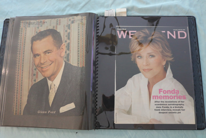GIANT MOVIE STAR SCRAPBOOK - PAULETTE GODDARD - ALICE FAYE - #5