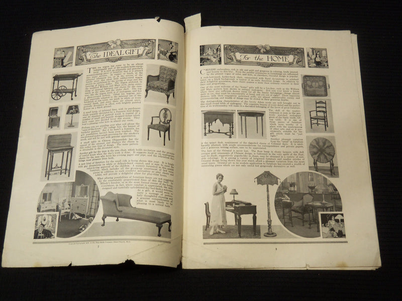 1916-1917 GREIG FURNITURE COMPANY STYLE IN HOME MAGAZINE LOT OF 4 - K 2153