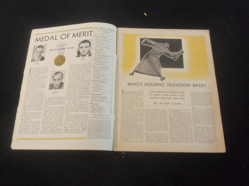 1937 FEBRUARY 6 RADIO GUIDE MAGAZINE - JACK BENNY ILLUSTRATED COVER - SP 9517G