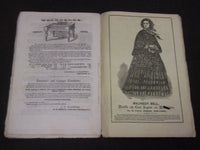 1854 MERRY'S MUSEUM AND PARLEY'S PLAYMATE MAGAZINE LOT OF 9 ISSUES - WR 889