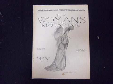1904 MAY THE WOMAN'S MAGAZINE -NICE ILLUSTRATIONS, STORIES & ADS - ST 3960