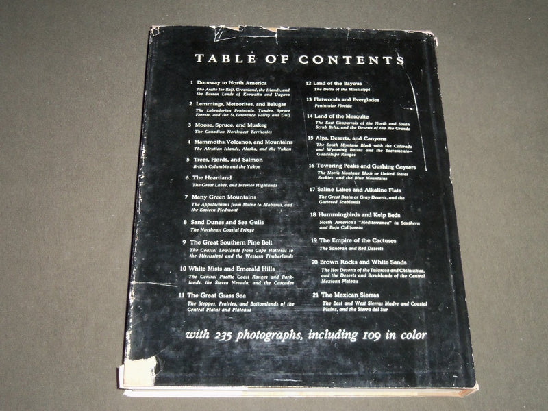 1964 THE CONTINENT WE LIVE ON BOOK BY IVAN T. SANDERSON - THIRD PRINTING- I 1113