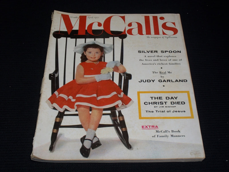 1957 APRIL MCCALL'S MAGAZINE - NICE COLOR COVERS & ADS - E 1097
