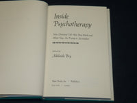 1972 INSIDE PSYCHOTHERAPY HARDCOVER BOOK INSCRIBED BY ADELAIDE BRY - D 497