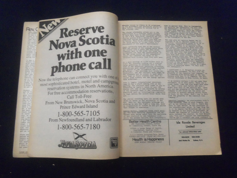 1979 JUNE CAPE BRETON'S MAGAZINE- HISTORY & FUTURE OF CAPE BRETON ISLAND- B 439U