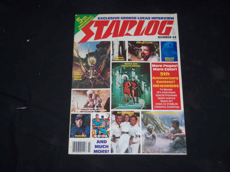 1981 JULY STARLOG MAGAZINE - GEORGE LUCAS INTERVIEW - 5TH ANNIVERSARY - B 41