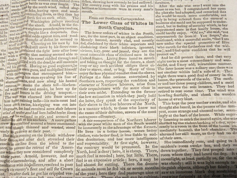 1847 JUNE 26 THE CALEDONIAN NEWSPAPER - ST. JOHNSBURY, VERMONT - K 78