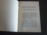 1917 RUSSIA AND HER ALLIES SOFTCOVER BOOK - DUMA IVTH SESSION - J 7211