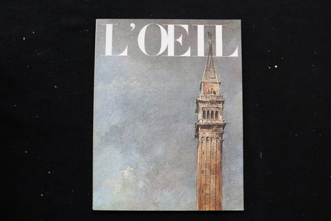 1965 APRIL L'OEIL MAGAZINE - A BEAUTIFUL ILLUSTRATION COVER - E 9849