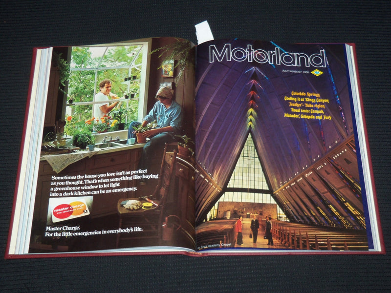 1976 JANUARY-DECEMBER THE MOTOR LAND MAGAZINE BOUND VOLUME - 6 ISSUES - KD 704Y