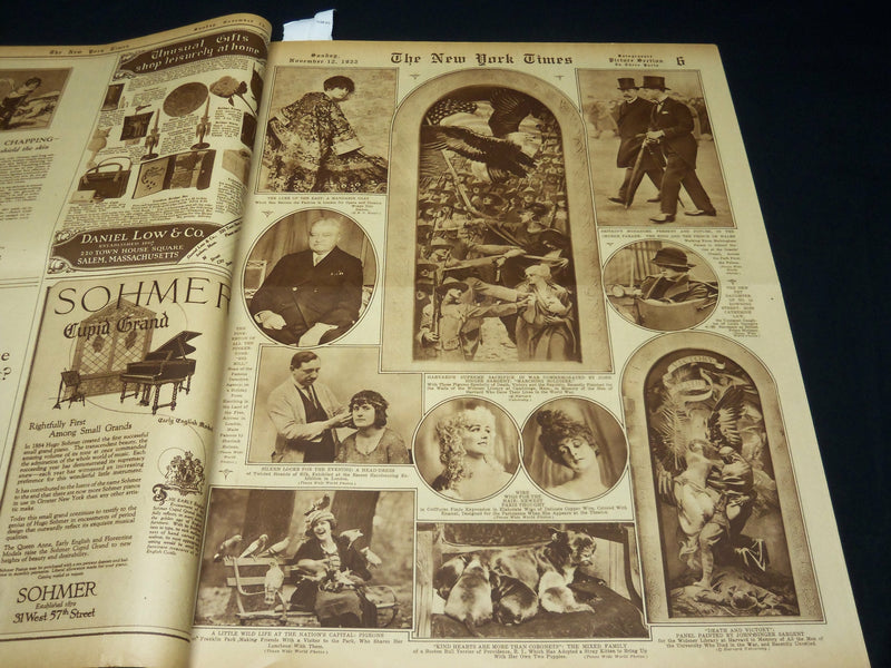 1922 NOVEMBER 12 NEW YORK TIMES PICTURE SECTION - ALFRED E. SMITH - NT 8860