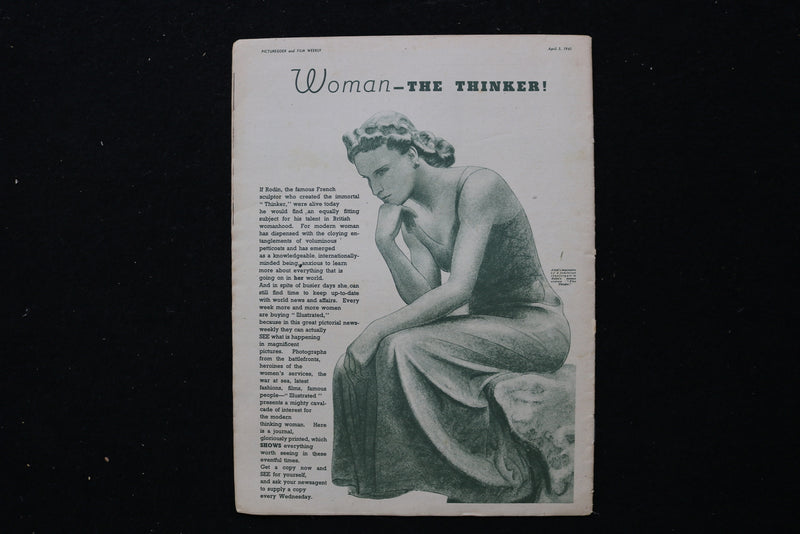 1941 APRIL 5 PICTUREGOER MAGAZINE - GARY COOPER COVER - E 24546