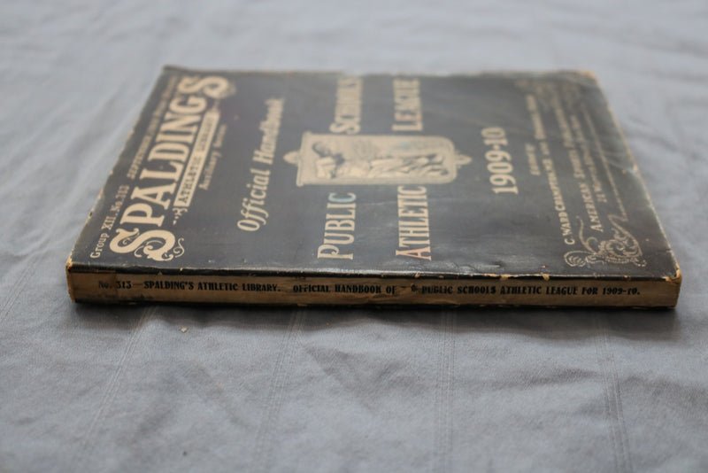 1909-10 SPALDING'S PUBLIC SCHOOLS ATHLETIC LEAGUE HANDBOOK - SOFTCOVER - K 3091