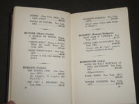 1930 WILLIAM TARG'S AMERICAN FIRST EDITIONS AND THEIR PRICES BOOK - J 5194