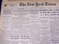 1934 OCTOBER 1 NEW YORK TIMES - CARDS ROUT REDS AND WIN PENNANT - NT 1678