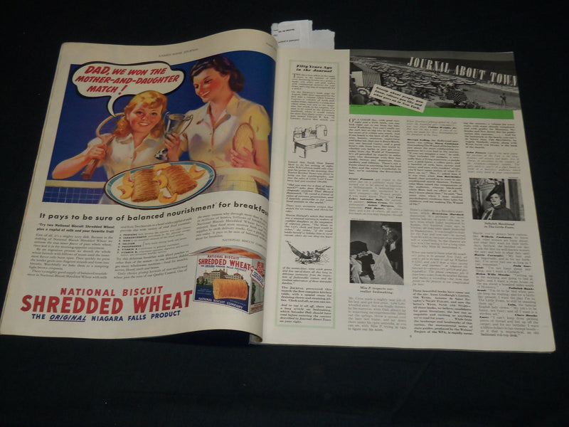 1939 AUGUST LADIES HOME JOURNAL MAGAZINE - NICE COVER - REBECCA - F 334