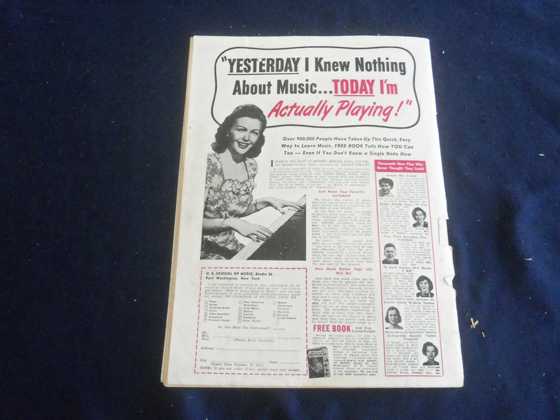 1954 JUNE SONG HITS MAGAZINE - EILEEN BARTON COVER - ST 5153Z