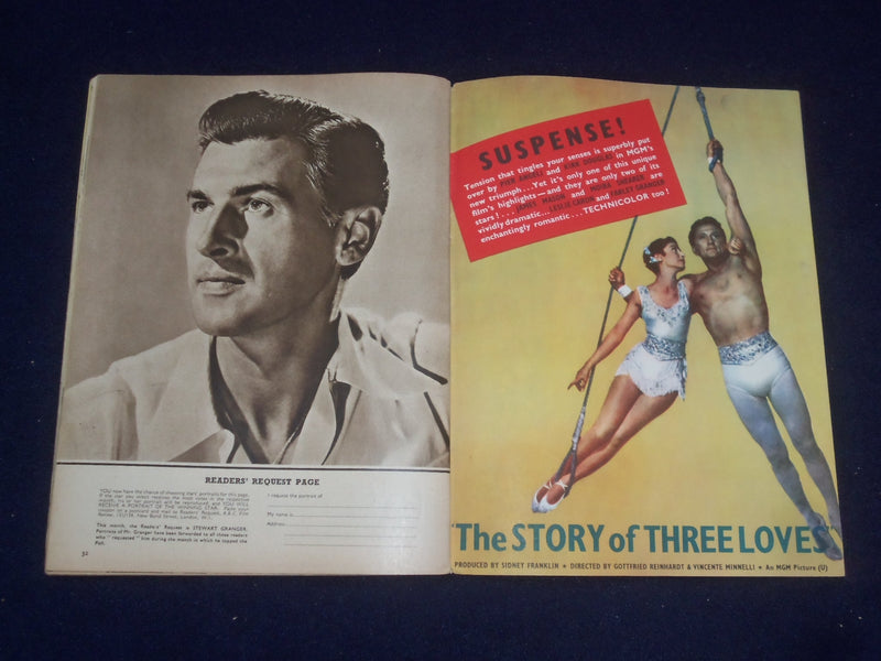 1953 JUNE FILM REVIEW MAGAZINE - FILMING THE QUEEN - STEWART GRANGER - J 9668