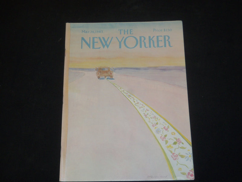 1983 MARCH 28 THE NEW YORKER MAGAZINE - ILLUSTRATED COVER - NY 1264