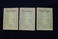 1932-1938 READERS DIGEST MAGAZINE - LOT OF 14 - O 3671