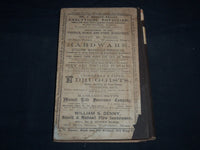 1867 WORCESTER DIRECTORY BY HENRY J. HOWLAND - MAP - KD 81W