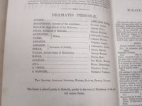 1866 GIACOMETTI'S TRAGEDY OF JUDITH REPRESENTED BY MADAME RISTORI BOOK - J 1887