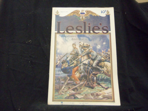 1915 AUGUST 19 LESLIE'S WEEKLY MAGAZINE - CUT AND THRUST - ST 1336