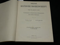 1913 JUL-DEC BERLINER KLINISCHE WOCHENSCHRIFT MAGAZINE BOUND VOLUME - R 490