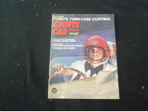 1963 MARCH SPORTS CAR GRAPHIC MAGAZINE - FORD'S TWIN-CAM CORTINA - SP 1521H