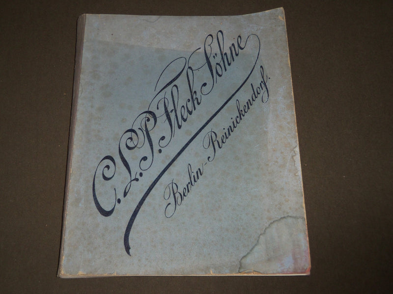 1890'S C. L. P. FLECK SOHNE MACHINES FRENCH CATALOGUE - FR 735