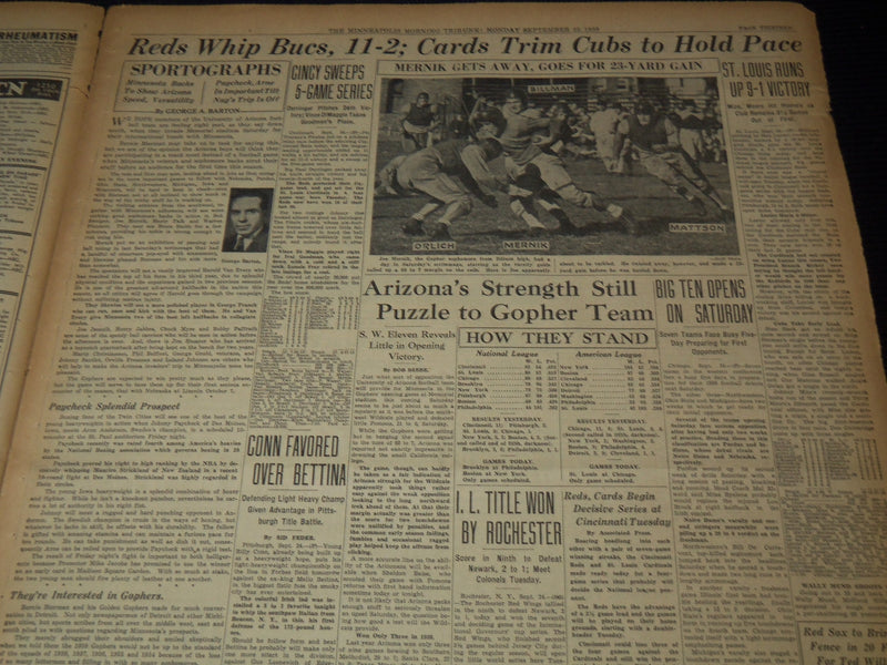 1939 SEPTEMBER 25 MINNEAPOLIS MORNING TRIBUNE - FRENCH HALT NAZIS - NT 9541