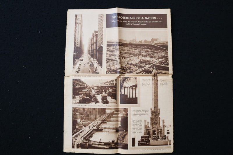 1934 MAY 13 WITCHITA SUNDAY BEACON NEWSPAPER - WORLD'S FAIR - K 2948