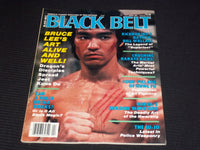 1987 APRIL BLACK BELT MAGAZINE - BRUCE LEE FRONT COVER - E 7773